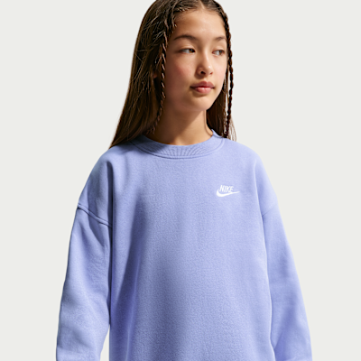 Nike Sportswear Club Fleece Big Kids' Oversized Sweatshirt. Nike.com
